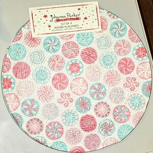 SOLD Johanna Parker Christmas placemats